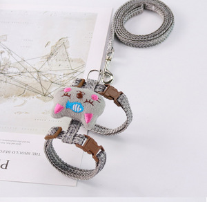 Stok baru set tali dan kekang kucing kucing dapat disesuaikan anti pelarian - Product Image 6