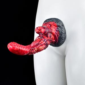 Faak新しいアイデアディルド奇妙なドラゴンディルドシリコン女性のためのカラフルな大人のおもちゃ - Product Image 1