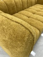 Vakuumkomprimiertes Chenille-Stoffsofa mit hochdichtem Schwamm, verpackt in Kartons, Wohnzimmer-Sofa