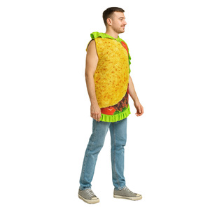 Disfraz de Taco para Halloween, Disfraz de Comida Mexicana para Adultos, Suministro Directo de Fábrica para Fiestas, Actuaciones en Escenario - Product Image 4