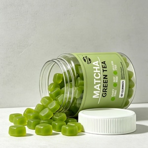 Factory Wholesale OEM Improve Memory Sleep Antioxidant Organic Matcha <b>Gummies</b> <b>Candy</b> Supplement Green Tea Matcha Flavour <b>Gummies</b> - Product Image 5