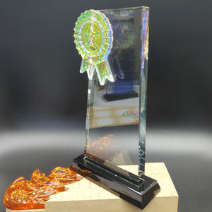 Trofeo <span class=keywords><strong>de</strong></span> Cristal Ecológico <span class=keywords><strong>de</strong></span> Alta Demanda con Diseño Grabado a Láser para Premios Académicos <span class=keywords><strong>de</strong></span> Excelencia Educativa Personalizables - Product Image 3