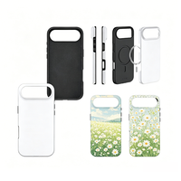 Coque de téléphone magnétique de luxe robuste à double couche pour sublimation par transfert thermique, compatible avec iPhone 17 Air, 17 Pro Max, 16, 15, 14, 13, 12