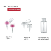 Bouteille verrouillable portable de 120ml avec distributeur de pompe à pression pour dissolvant de maquillage de vernis à ongles de Gel d'acétone d'alcool