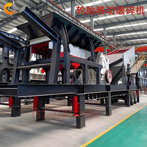 Tire Mobile Impact Crusher Mobile Building Garbage Crusher Rock Breaker - Product Image 2