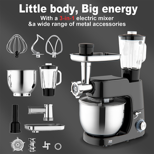 Máy trộn bánh 7 lít đa chức năng ép nước ép nhào bột đánh trứng băm thịt planetaria nhà bếp đứng trộn - Product Image 6