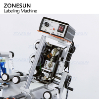 ZONESUN ZS-TB823 Tube Horizontal Autocollant Automatique Crayon En Plastique Bouteille Ronde Étiquetage Machine Pour Cryo Flacons