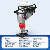 Compacteur de sol thermique robuste 6,5 CV, 75 kg, avec logo ODM