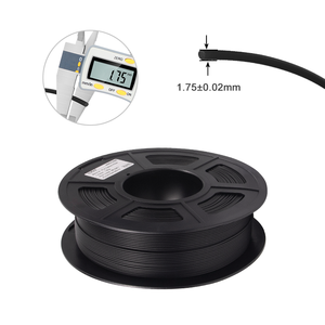 Imprimante 3d à filament en fibre de carbone <span class=keywords><strong>iSANMATE</strong></span> 1.75mm PLA de haute qualité noir 1kg - Product Image 2