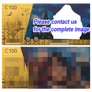 Custom Movie Souvenir Gold Plated Ticket Polymer Bank Notes Plastic <strong>Banknote</strong> - Product Image 4