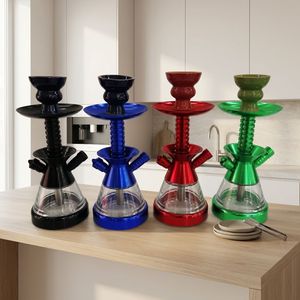Aluminum <b>Hookah</b> Set Colorful Shisha <b>Pipe</b> Bowl Base Smoking Accessory for Party Lounge - Product Image 6