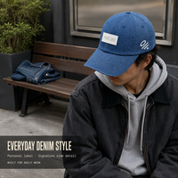 Casquette de baseball 5 panneaux en polyester/coton, ajustable, unisexe, pour adulte, avec broderie personnalisée OEM, style streetwear, design tendance