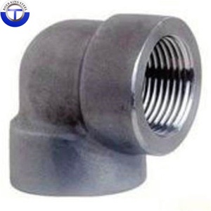 Douille forgée en acier inoxydable 3000 LB SUS304 A105 SW, connecteur à 45 degrés, soudage et filetage - Product Image 2