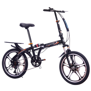 Bicicleta de Montanha com Velocidade Variável Direto da Fábrica, Bicicleta de Montanha de 26/24 Polegadas com Roda Integrada, Bicicleta Dobrável com Freio a Disco para Estudantes - Product Image 5