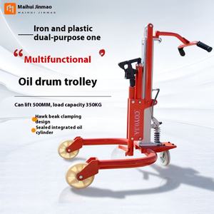 Goldmill, elevador de tambor de pico de águila de plástico de hierro hidráulico, camión volquete de elevación especial para manejo de tambor de aceite, carga y descarga - Product Image 1