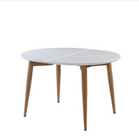 Table de cuisine en bois extensible, Design moderne Simple, haute brillance, meuble de salle à manger en vente