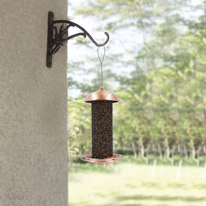 Outdoor Hanging Metal Cylindrical Automatic <strong>Bird</strong> <strong>Feeder</strong> for Courtyard &amp; Garden Use Customized From China - Product Image 4