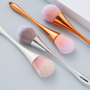 Goblet Rose Gold Xiaoman waist Loose Powder Brush <b>Makeup</b> Brush Blush Soft Hair smudge beauty <b>Tool</b> - Product Image 1