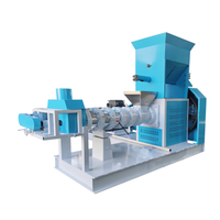 Machine à granulés flottante pour poisson grand modèle Presse à froid pour aliments pour poissons Croquettes flottantes Palette sèche pour chien Extrudeuse pour fabrication d'aliments Chana