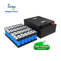 Baterai Lifepo4 72v 100ah daya tahan tinggi untuk kereta Golf 6000 siklus Bms pintar Universal cocok untuk kendaraan listrik 2/3/4 roda