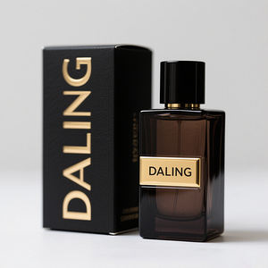Flacon de parfum <span class=keywords><strong>en</strong></span> verre transparent personnalisable de 50ml Flacon de parfum vide <span class=keywords><strong>carré</strong></span> de 100ml avec boîte d'emballage - Product Image 1