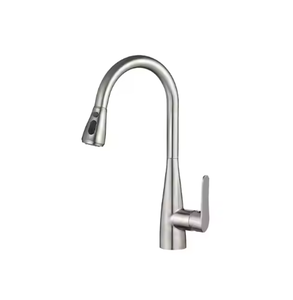 Kitchen <strong>Faucet</strong> With Pull-down Sprayer (3 Modes) Brushed Nickel Single Hole, Single Handle Kitchen Sink <strong>Faucet</strong> for bar <strong>RV</strong> - Product Image 5