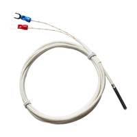 Thermocouple de type K petit capteur de température résistance thermomètre sonde de type E aiguille température fil sonde cylindrique