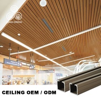 MUMU — panneau de plafond mural extérieur en bois massif, avec revêtement métallique, pour l'intérieur, Style moderne