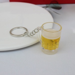 Hot Sale Spring Eco-Friendly Painted Mini <b>Tie</b> Beer Mug Keychain Hot Selling Acrylic Keyring for <b>Christmas</b> Gifts Resin Crafts - Product Image 6