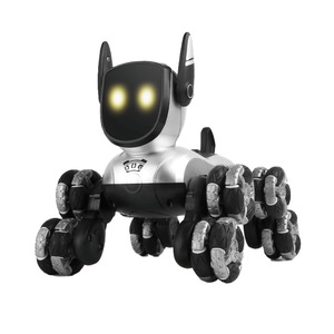 Voiture télécommandée, chien <span class=keywords><strong>robot</strong></span> mécanique à huit roues pour cascades, jouet intelligent à commande vocale avec bras agitant, grimpeur et transformable - Product Image 1