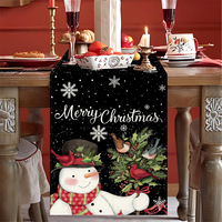 Nappe de Noël Harmony Tissu Motif Impression Décoration de Table Linge Ménage Nappe de Noël