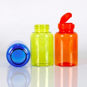 250ml Transparent <b>PET</b> Clear Plastic Medicine <b>Container</b> Capsule Dietary Gummy Vitamin Bottle - Product Image 4