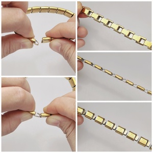 Cadenas de Eslabones de Acero Inoxidable con Dijes Italianos para Joyería, Dijes de Aleación para Marcar Joyas, Regalo para Mujer, Accesorios Modulares DIY - Product Image 4