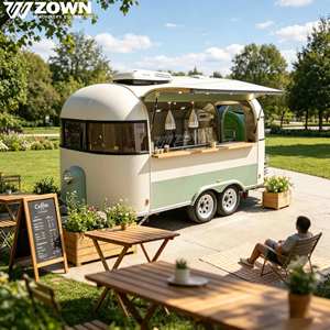 Compact Small Mobile Food Cart Easy Move Street Vendor Cart for Ice Cream Candy and <b>Popcorn</b> - Product Image 1