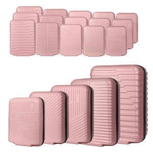 Sample OEM/ODM Discount 18 Pcs/set Semi-finished Luggage Set Abs Luggage <b>Suitcase</b> Hard Shell SKD Durable Luggage - Product Image 1