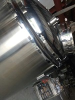 Cuve de mélange industrielle Huashang 100L/200L en acier inoxydable pour émulsification de savon et crème cosmétique