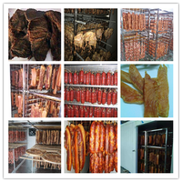 96-bakjes automatische vleesdroogmachine met pomp, energiebesparende elektrische jerky/biltongdroger, warmtepomp visdroger