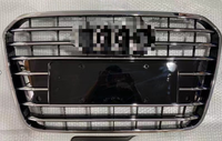 Pour Audi A6 S6 C7 2012 2013 2014 2015 Grille de pare-chocs avant noire