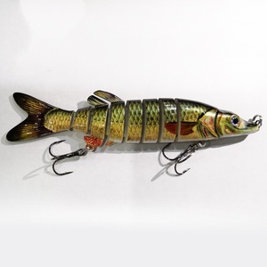 Esca Artificiale Rigida in ABS da 12,5 cm/17 g a Nove Sezioni con Ami, Postura di Nuoto Flessibile, per la Pesca del Dogfish - Product Image 3
