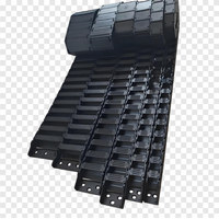 Cadenas de cables de plástico de extremo abierto para máquina herramienta de enrutador CNC para cadena de arrastre con conectores de extremo portador de cables