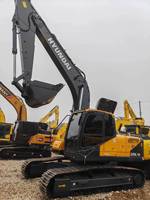 Excavatrice sur chenilles Hyundai R225LVS d'occasion en bon état, 22,57 tonnes, moteur d'origine, pour travaux routiers et miniers