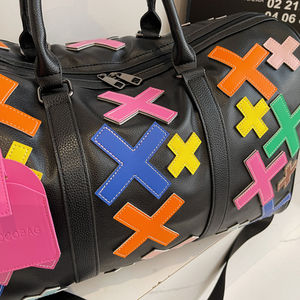 Oem odm ספורט כושר עמיד למים pu גדול עור נסיעות תיק duffel נסיעות תיק עבור גברים - Product Image 5