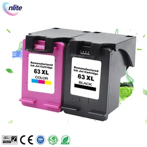 Cartuccia d'inchiostro compatibile 63 63XL per HP DESKJET 1112/2130/ 2132/3630/3632/ OfficeJet 3830/ 4650/4652/4655/ Envy 4516/4512