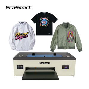 Machine à <span class=keywords><strong>jet</strong></span> de film de transfert thermique de bureau Erasmart Imprimante DTF à <span class=keywords><strong>jet</strong></span> d'encre numérique Machine d'impression de logo A3 sur vêtements - Product Image 1