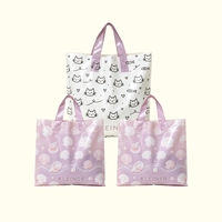 Sac en plastique biodégradable avec poignée, sac de courses écologique, logo personnalisé