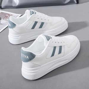 NUEVAS <span class=keywords><strong>Zapatillas</strong></span> Deportivas <span class=keywords><strong>de</strong></span> Piel Blanca para Hombre y <span class=keywords><strong>Mujer</strong></span>, Estilo Casual, con Plataforma Plana y Tacón Bajo, Marca Privada, Colección Primavera KJ 2026 - Product Image 2