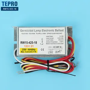 Lampu ballast elektronik, ballast elektronik instalasi sederhana 10w 14w 15w 16w 17w uvc pembasmi kuman