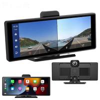 Caméra de tableau de bord de voiture 4K de haute qualité 10,26 pouces avec GPS et WiFi, double caméra, CarPlay et Android Auto DVR, provenant d'un fournisseur fiable