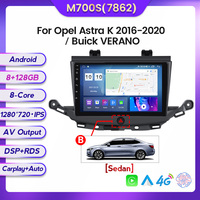 Mekede MS 8-Core 8 + 128GB IPS écran voiture lecteur DVD vidéo véhicule monté affichage pour Opel Astra K 2016 2020 Buick VERANO