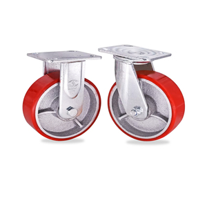 Roulettes industrielles en fonte de PU à <span class=keywords><strong>prix</strong></span> de gros, roulettes de 3 pouces à usage moyen avec capacité de charge de 200 kg - Product Image 1